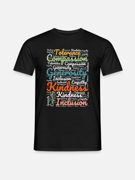 Weltfreundlichkeitstag - Journée mondiale de la gentillesse - T-shirt homme - noir