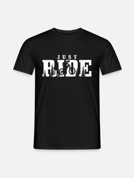 Cadeau VTT VTT biker - T-shirt homme - noir