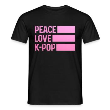 K-Pop-Fan Geschenk Koreanische Popmusik - Männer T-Shirt - Schwarz - Vorne - AI Model Male 178 light (178cm)
