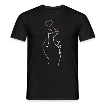 K-Pop-Fan Geschenk Koreanische Popmusik - Männer T-Shirt - Schwarz - Vorne - AI Model Male 178 light (178cm)