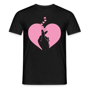 K-Pop-Fan Geschenk Koreanische Popmusik - Männer T-Shirt - Schwarz - Vorne - AI Model Male 178 light (178cm)