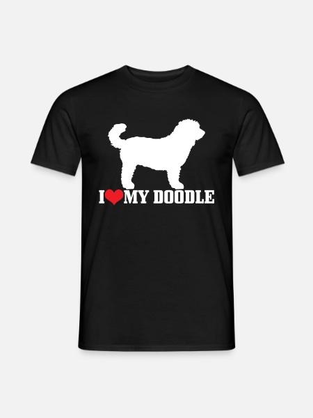 Goldendoodle Dog The Dood Gift - Men's T-Shirt - black