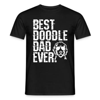 Goldendoodle Dog The Dood Gift - Men's T-Shirt - black - Front - AI Model Male 178 light (178cm)