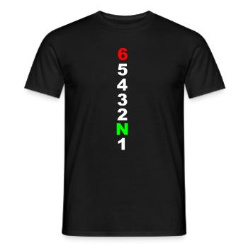 Motorrad Biker Lustiges Geschenk - Männer T-Shirt - Schwarz - Vorne - AI Model Male 178 light (178cm)