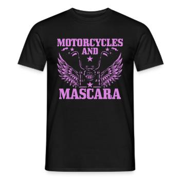 Motorrad Biker Lustiges Geschenk - Männer T-Shirt - Schwarz - Vorne - AI Model Male 178 light (178cm)