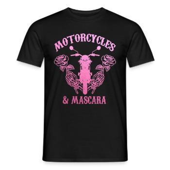 Motorrad Biker Lustiges Geschenk - Männer T-Shirt - Schwarz - Vorne - AI Model Male 178 light (178cm)