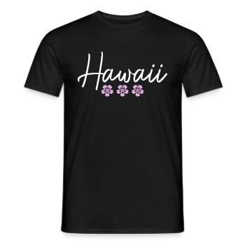 Hawaï Aloha Souvenir hawaïen - T-shirt homme - noir - Devant - AI Model Male 178 light (178cm)