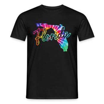 Florida Souvenir USA Amerika - Männer T-Shirt - Schwarz - Vorne - AI Model Male 178 light (178cm)