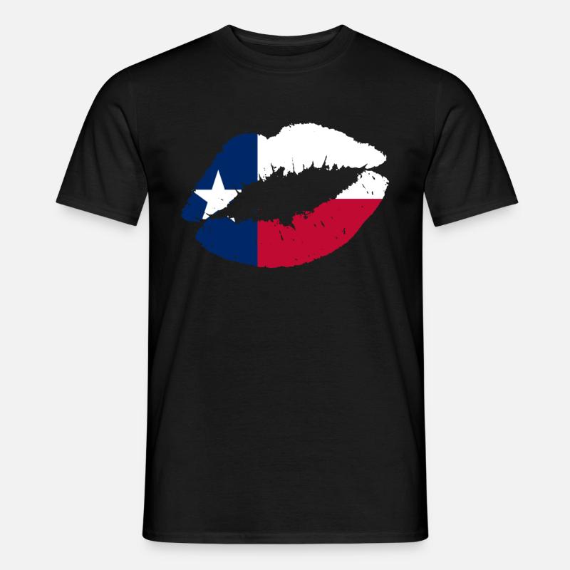 Texas - Männer T-Shirt - Schwarz