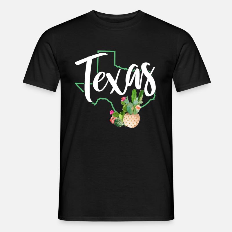 Texas - Männer T-Shirt - Schwarz