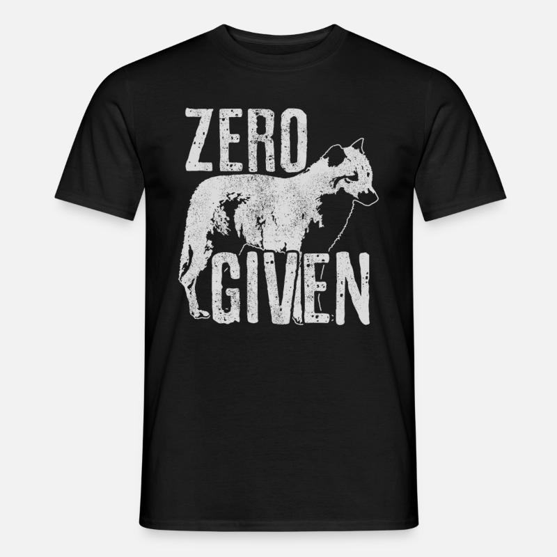 Fox Zero Fox Given Funny - Men's T-Shirt - black