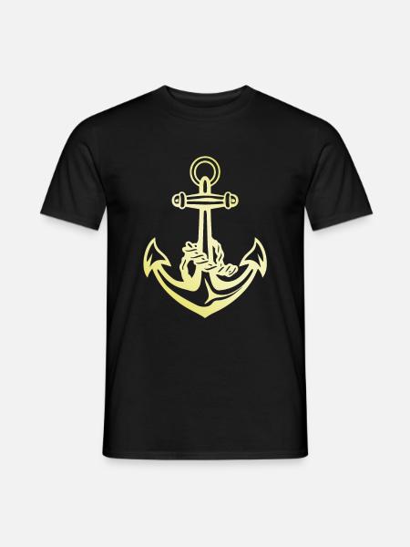 Anchor Gold Harbour - Men's T-Shirt - black