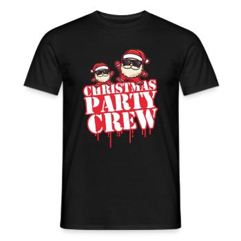Fête de Noël Crew Noël - T-shirt homme - noir - Devant - AI Model Male 178 light (178cm)