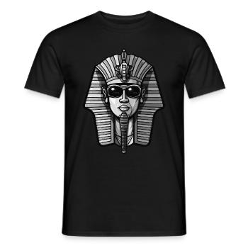 Pharaon mort Hipster Cool Party - T-shirt homme - noir - Devant - AI Model Male 178 light (178cm)