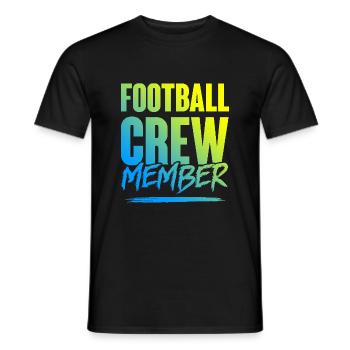 Équipe de football - T-shirt homme - noir - Devant - AI Model Male 178 light (178cm)