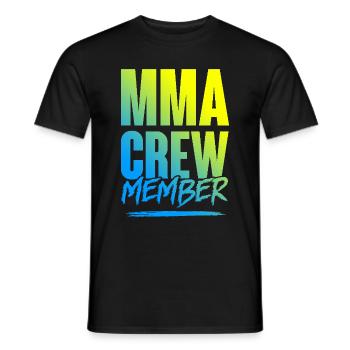 Mma Crew - Männer T-Shirt - Schwarz - Vorne - AI Model Male 178 light (178cm)