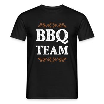 Équipe de barbecue - T-shirt homme - noir - Devant - AI Model Male 178 light (178cm)