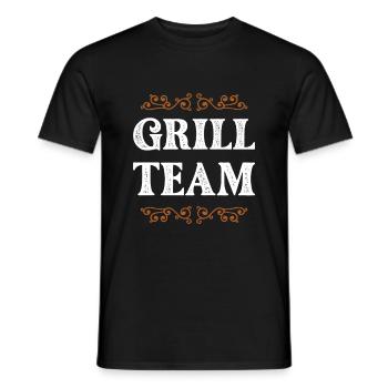 Grill Crew - Men's T-Shirt - black - Front - AI Model Male 178 light (178cm)