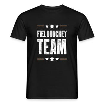 Équipe de hockey sur gazon - T-shirt homme - noir - Devant - AI Model Male 178 light (178cm)