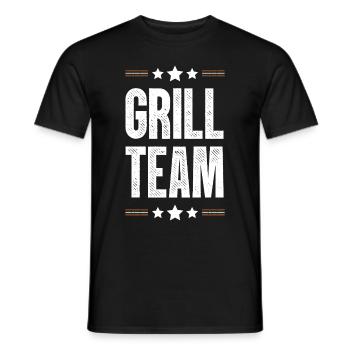Grill Team - Männer T-Shirt - Schwarz - Vorne - AI Model Male 178 light (178cm)