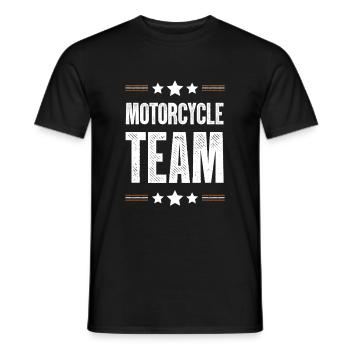 Équipe de motards - T-shirt homme - noir - Devant - AI Model Male 178 light (178cm)