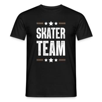 Équipe de patineurs - T-shirt homme - noir - Devant - AI Model Male 178 light (178cm)
