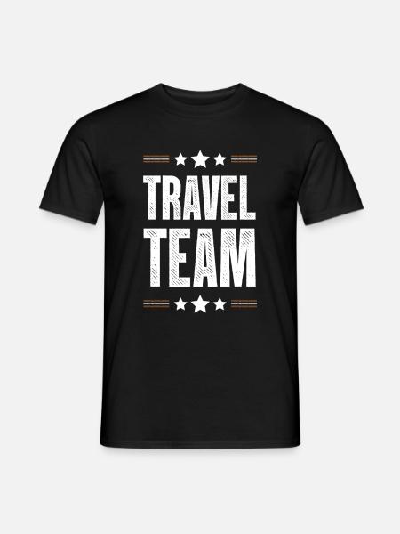 Travel Team - Men's T-Shirt - black