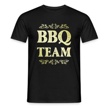 Équipe de barbecue - T-shirt homme - noir - Devant - AI Model Male 178 light (178cm)
