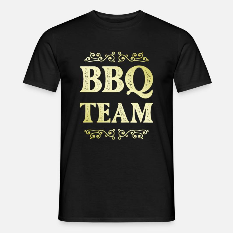 Bbq Team - Männer T-Shirt - Schwarz