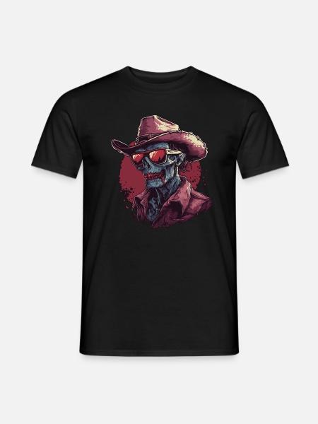 Cow-boy effrayant - T-shirt homme - noir