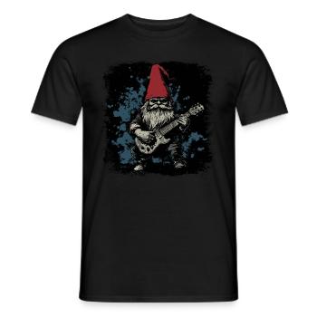 Transat nain de jardin - T-shirt homme - noir - Devant - AI Model Male 178 light (178cm)
