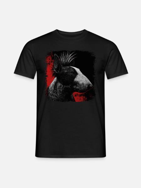 Punkrock Bullterrier - Männer T-Shirt - Schwarz