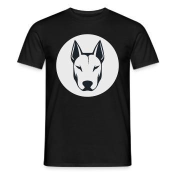 Bullterrier - Männer T-Shirt - Schwarz - Vorne - AI Model Male 178 light (178cm)
