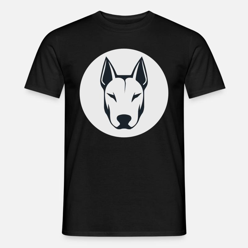 Bullterrier - Männer T-Shirt - Schwarz
