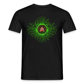 Herzchakra Chakra - Männer T-Shirt - Schwarz - Vorne - AI Model Male 178 light (178cm)