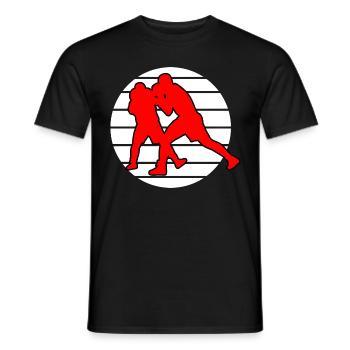 Boxer - Men's T-Shirt - black - Front - AI Model Male 178 light (178cm)