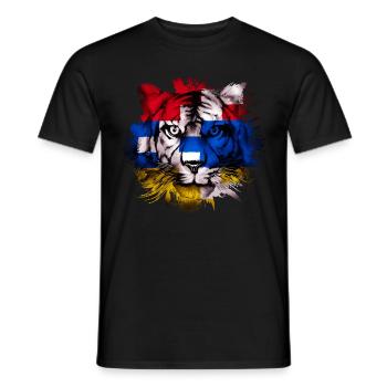Artsakh - T-shirt homme - noir - Devant - AI Model Male 178 light (178cm)