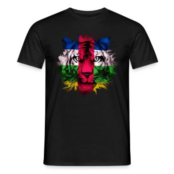 Central African Republic - Men's T-Shirt - black - Front - AI Model Male 178 light (178cm)