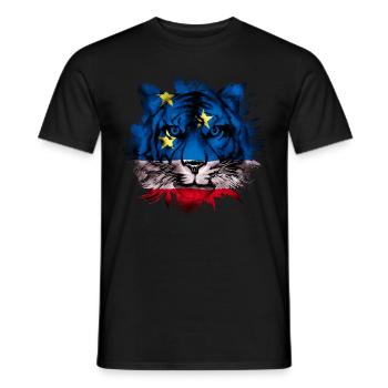 Gagauzia - Men's T-Shirt - black - Front - AI Model Male 178 light (178cm)
