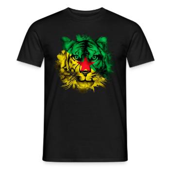 Guyane française - T-shirt homme - noir - Devant - AI Model Male 178 light (178cm)