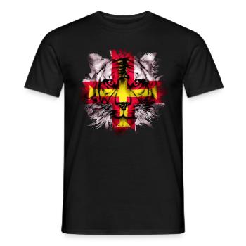 Guernsey - Men's T-Shirt - black - Front - AI Model Male 178 light (178cm)