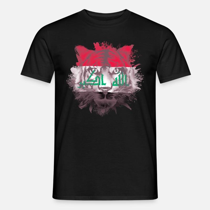 Irak - Mænd T-shirt - sort