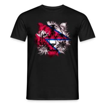 Nepal - Männer T-Shirt - Schwarz - Vorne - AI Model Male 178 light (178cm)