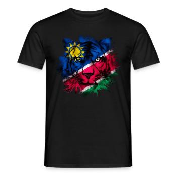 Namibia - Men's T-Shirt - black - Front - AI Model Male 178 light (178cm)