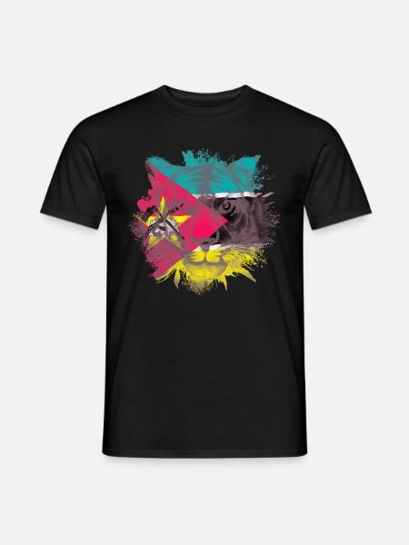 Mozambique - Men's T-Shirt - black