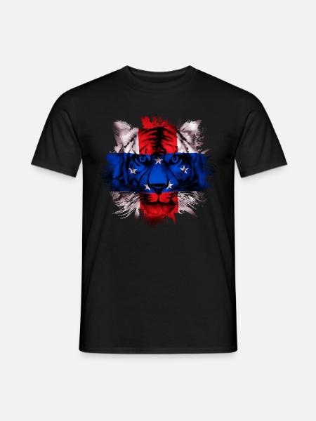 Netherlands Antilles - Men's T-Shirt - black