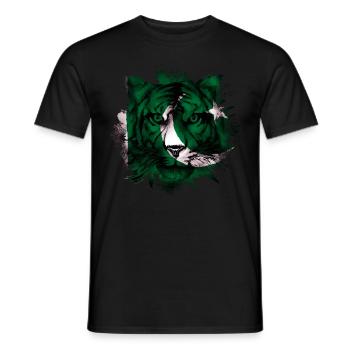 Pakistan - Men's T-Shirt - black - Front - AI Model Male 178 light (178cm)