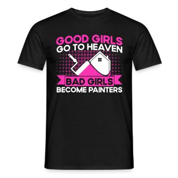Maler Gewerbetreibender Dekorateur Geschenk - Männer T-Shirt - Schwarz - Vorne - AI Model Male 178 light (178cm)