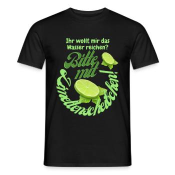 Ihr wollt mir das Wasser reichen? - Männer T-Shirt - Schwarz - Vorne - AI Model Male 178 light (178cm)
