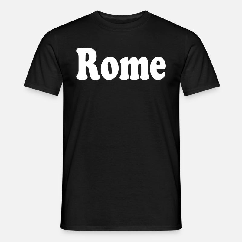 rome rom - Männer T-Shirt - Schwarz